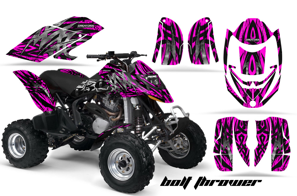 Can-Am DS650 Graphics Kit Bolt Thrower Pink